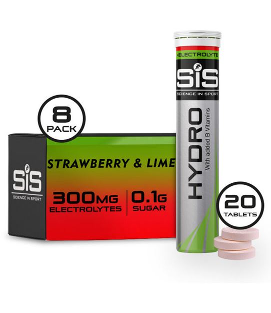 Picture of SIS GO HYDRO STRAWBERRY AND LIME 20 TABLETS X 4G